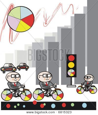 Business trafik tegneserie