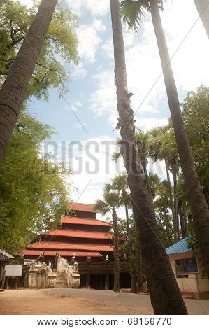 Bagaya Monastery in Myanmar.