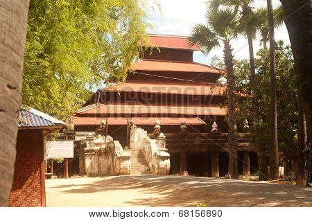 Bagaya Monastery in Myanmar.