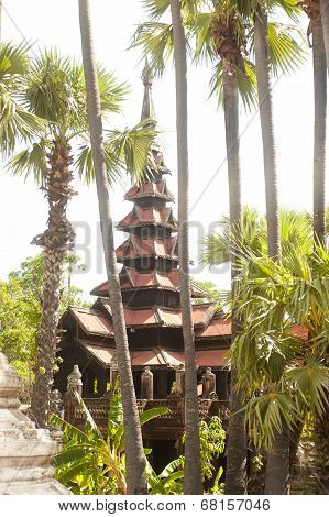 Bagaya Monastery in Myanmar.