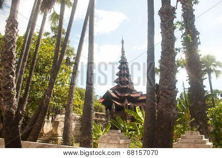 Bagaya Monastery in Myanmar.