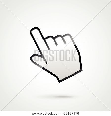 Vector Hand Clic Illustration