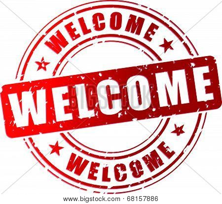 Vector Welcome Stamp