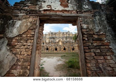 Maha Aung Mye Bon Zan Monastery in Myanmar.