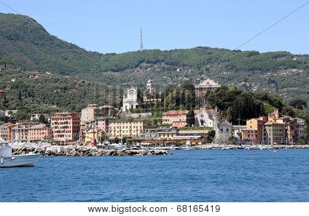 SANTA MARGHERITA, ITALY - MAY 04,2014: Santa Margherita Ligure is a comune (municipality) in the province of Genoa in the Italian region Liguria, located about 35 kilometres (22 mi) southeast of Genoa