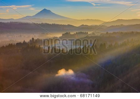 Mount Hood From Jonsrud Viewpoint.