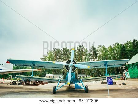 Famous Soviet Plane Paradropper Antonov An-2 Heritage Of Flying Legends Aircraft In Belarusian Aviat