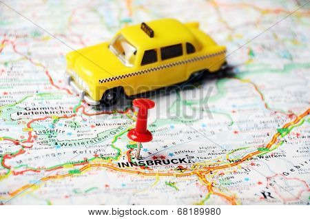 Salzburg ,austria Map Taxi