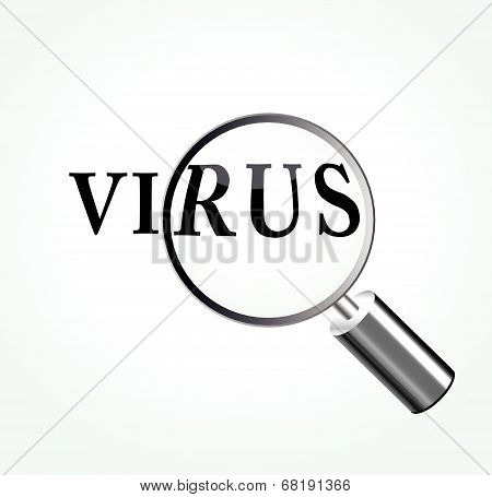 Vector Virus Theme Illustration
