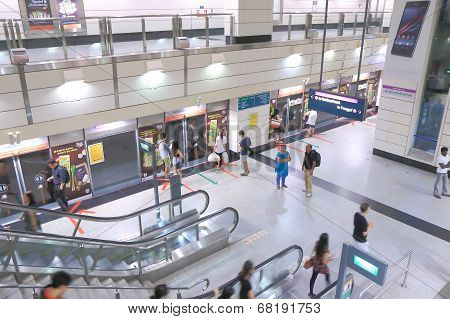 Clark Quay Station commuters Singapore