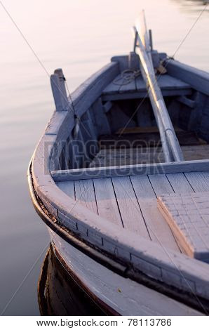 Sunset boat
