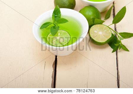 Mint Infusion Tea Tisane With Lime