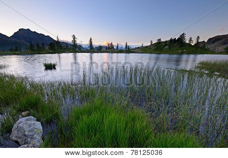 High Altitude Alpine Lake