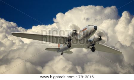 Dc3 i flugt