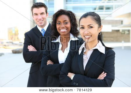 Diverse Attractive Business Team