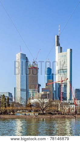 Skyline Of Frankfurt, Germany