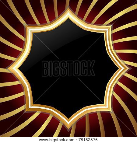 Golden shield.