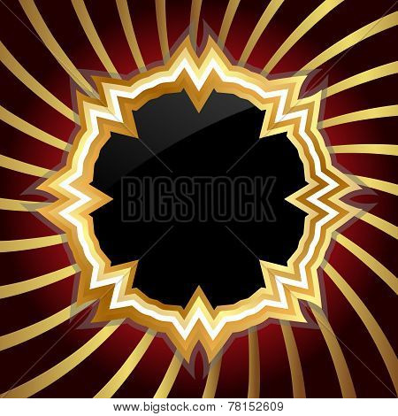 Golden shield.