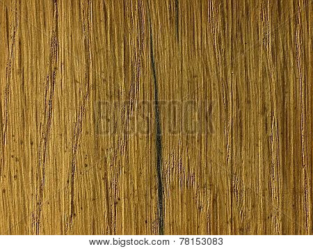 Oak plank seen up close.