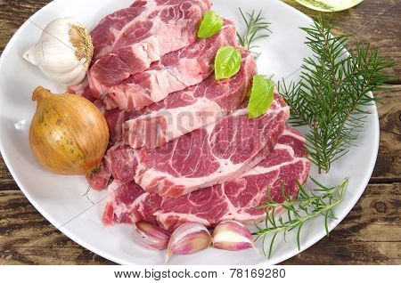 Neck With Rosemary And Basil