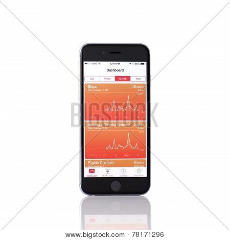 Iphone 6 With Apple Service Health On The Screen