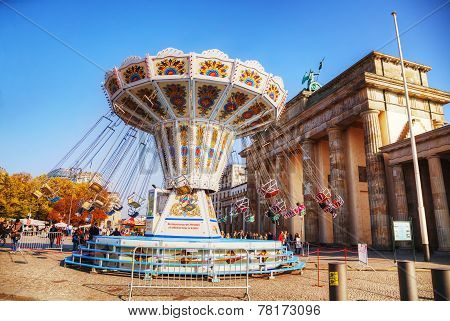 18Th March Square Near Brandenburg Gate In Berlin, Germany
