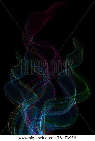 Colorful Smoke Clouds