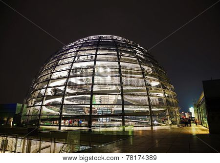 Reichstag Dome In Berlin, Germany