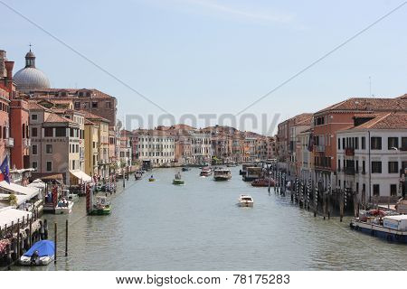 View Of Venice From Ponte Degli Scalzi