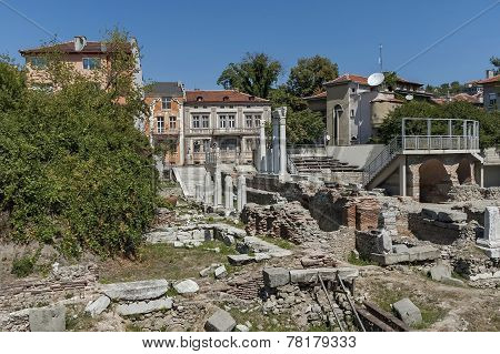 The ancient stadium Philipopolis in Plovdiv, Bulgaria