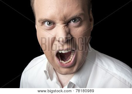 Face Screaming Men