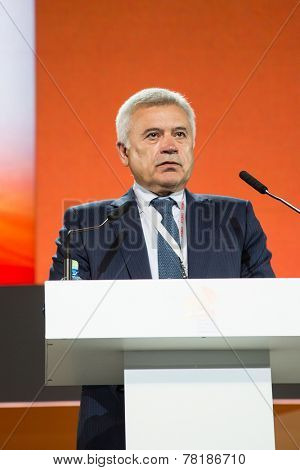 MOSCOW, RUSSIA, JUNE, 16: Vagit Alekperov, CEO, Lukoil. 21st World Petroleum Congress, June, 16, 2014 at Crocus Expo  in Moscow, Russia
