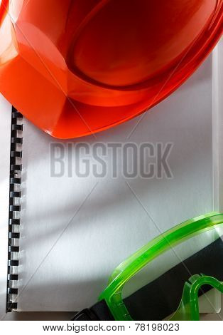Goggles And Red Helmet