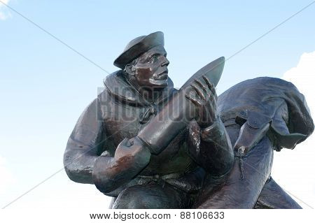 U.s.navy Monument Utah Beach Side