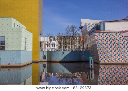 Modern Building Of The Groningen Museum