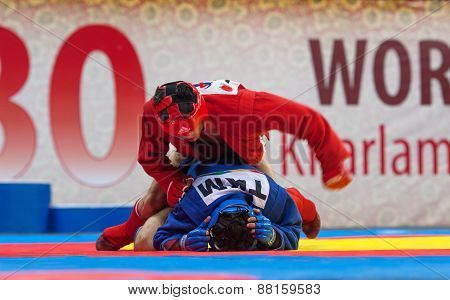 Kanzhanov B. (red) Vs Umbayev N. (blue)