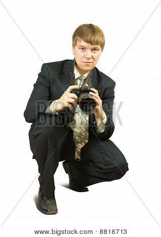 Zakenman met Camera