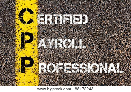Business Acronym Cpp - Certified Payroll Professional