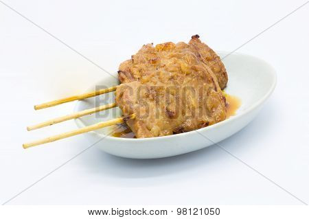 Homemade asian BBQ grill pork