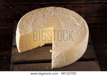Large Organic White Cheese Wheel