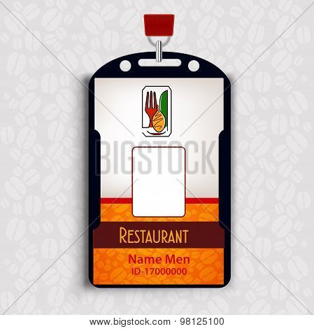 Id Corporate identity Menu Restaurant Background coffee beans brown