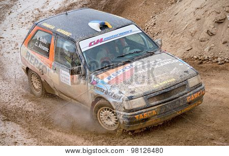 Opel Corsa GSI 90's vintage rally car.
