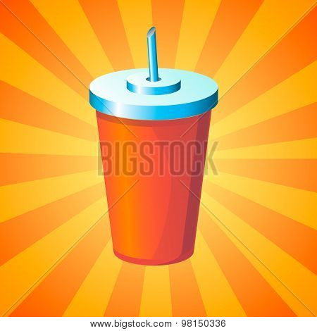 Drink In Disposable Cup