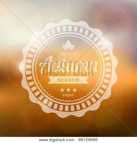 Vector Autumn Background