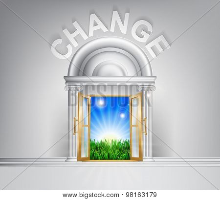 Make A Change Concept