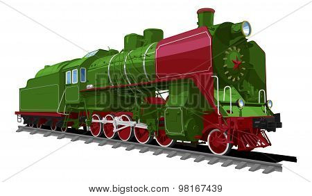 Old Steam Locomotive
