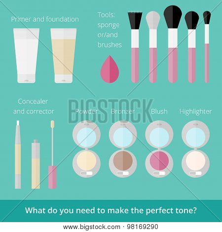 Ftat Set Of Makeup Products