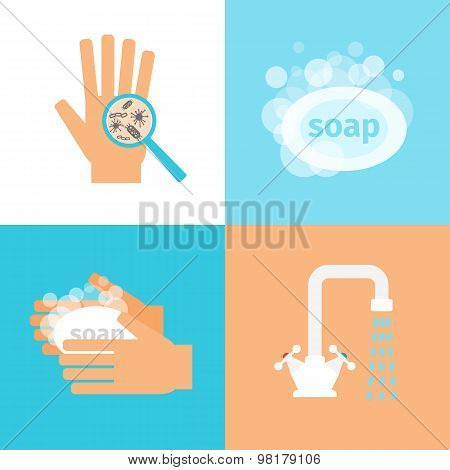 Illustration about hygiene