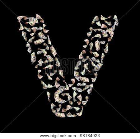 Letter V