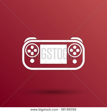 illustration of game controls Video games Silhouettes, vector